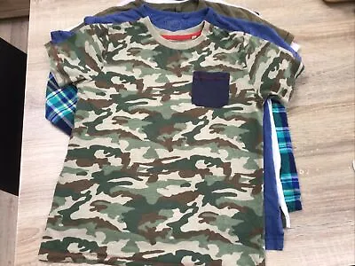Buy Bundle Of Boys T Shirts Next Size 10 Yrs . 4 T Shirts And 1 Lined Checked Shirt • 2.50£