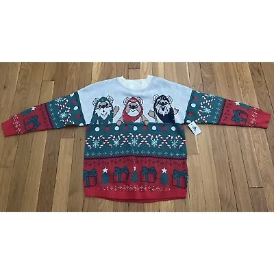 Buy Disney Parks Star Wars Ewok Holiday Kids Sweater • 40.21£