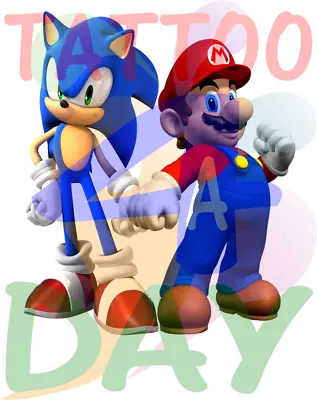 Buy Super Mario And Sonic T Shirt  Freepost • 11.99£