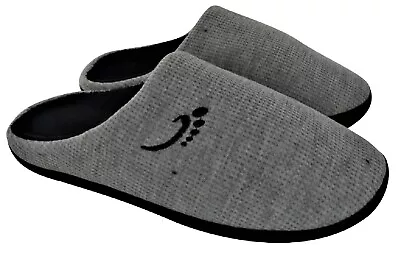 Buy Mens Slip On Fleece Lined Cotton Memory Foam Indoor Warm Clog Slippers Shoes Sz • 7.95£