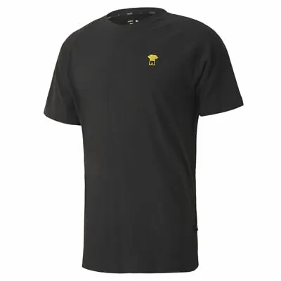 Buy Puma Football Borussia Dortmund BVB Mens FtblFeat Game Casual Cotton T-Shirt Tee • 24.17£
