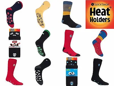 Buy Heat Holders Thermal Licensed Character Slipper Grip Socks UK 6-11 EUR 39-45 • 13.99£