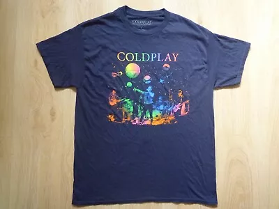 Buy Coldplay Music Of The Spheres World Tour 2022 T-Shirt Size L • 14.99£