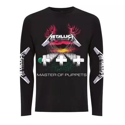 Buy Longsleeve Metallica Mop Black Official Tee T-Shirt Mens • 21.79£