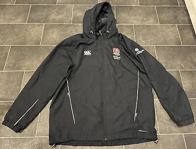 Buy England Rugby Canterbury Hooded Rain Jacket Vapodri Size Medium • 18.99£