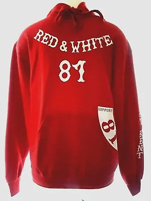 Buy SUPPORT 81 KENT HELLS ANGELS ENGLAND Hoodie Jacket BIG RED HAMC 1% Rocker RED • 56£