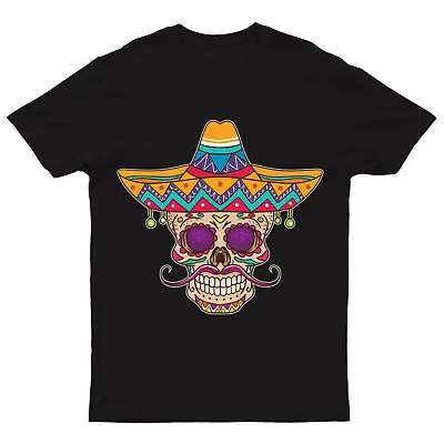 Buy Day Of The Dead Mexican T-Shirt Sugar Skull Dia De Los Muertos Tradition #V#DD88 • 11.99£