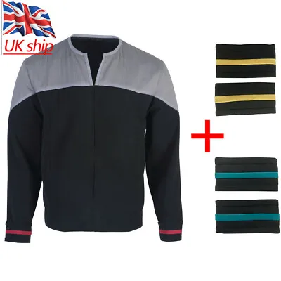 Buy For First Contact Uniforms DSN Captain Picard Starfleet Shirt Jacket • 49£