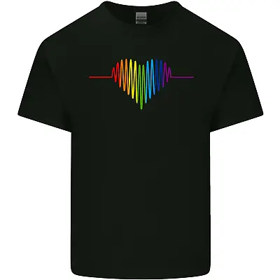 Buy LGBT Gay Pulse Heart Gay Pride Awareness Mens Cotton T-Shirt Tee Top • 8.75£