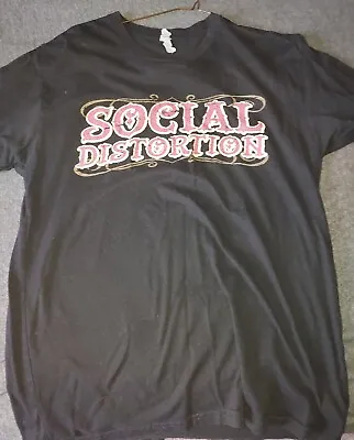 Buy Social Distortion : 2014 Tour Shirt (US) Double Sided - Size MED - Rarely Worn • 18.94£