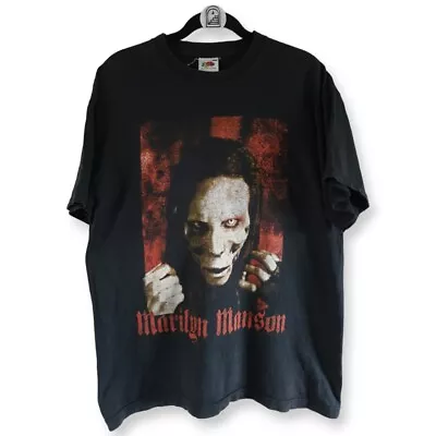 Buy Vintage Marilyn Manson Ape Of God Shirt 2000 L Giant • 90£