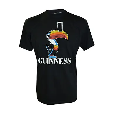 Buy Guinness Mens Black Toucan T-Shirt Clothing T Shirt  Sizes (S-XXXL) • 21.95£