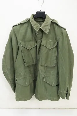 Buy Original US M-1951 Field Jacket Coat Man's Cotton Olive Size Small Reg M51 • 145.01£