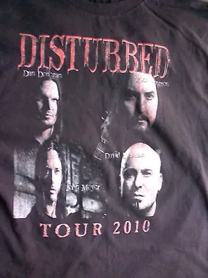 Buy Disturbed T Shirt Rockstar Tour 2010 Special Guests, Stone Sour Avenged Sevenfol • 42.52£