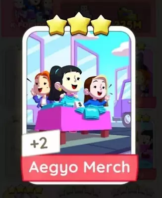 Buy Monopoly Go Sticker - Aegyo Merch ⭐️⭐⭐️ (3 Star) / 1800+ Feedback!  **READ** • 4.25£