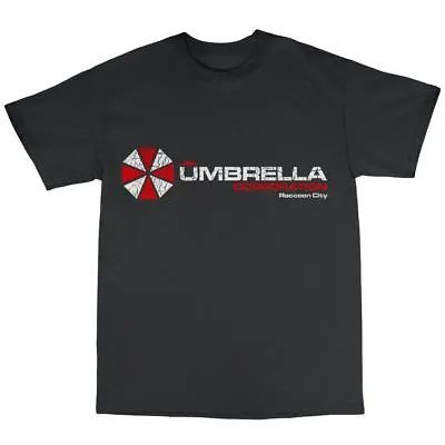 Buy Umbrella Corporation T-Shirt 100% Cotton Evil Resident Afterlife Computer Game • 14.97£