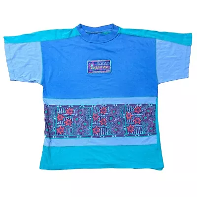 Buy Vintage Carnival T-Shirt Abstract Pattern Retro Summer Multicoloured Mens XL • 11.99£