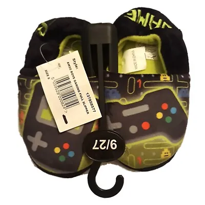 Buy Children's Slippers Size 9, 10 Boys Game Over Gaming • 8.99£