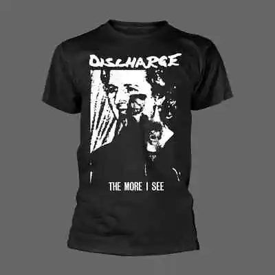 Buy DISCHARGE - THE MORE I SEE - Official T-SHIRT * NEW IN STOCK NOW 2023 • 15.99£