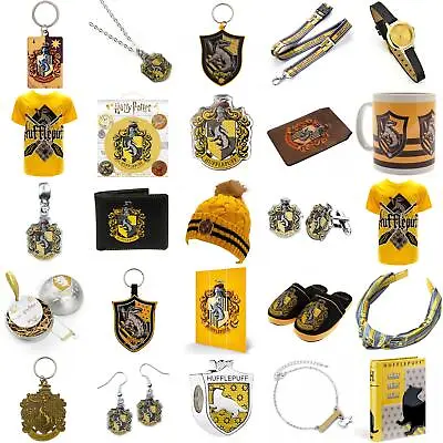 Buy Hufflepuff Harry Potter House Hogwarts School Wizard Official Merch Yellow • 21.52£