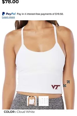 Buy  T-Shirts & Tanks Virginia Tech Beyond Yoga Spacedye Slim Cropped Tank • 23.68£