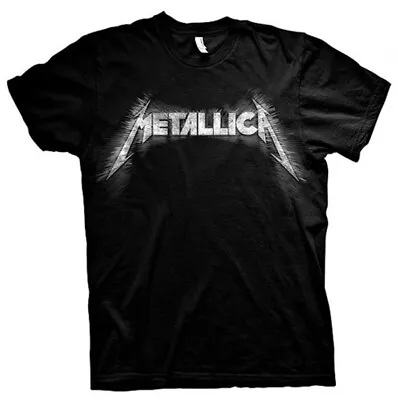 Buy Metallica Logo With Rear Print James Hetfield Licensed Tee T-Shirt Men • 16.36£