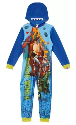 Buy Lego Jurassic World Union Suit Pajamas Size 8 Boys One Piece Park Costume Medium • 22.92£
