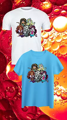 Buy Kids Unisex Monster High T-shirts • 4.75£