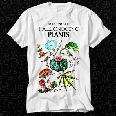 Buy Hallucinogenic Plants Magic Mushroom Cook Book Planet Nature T Shirt 173 • 6.85£