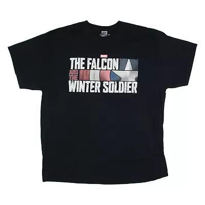 Buy GILDAN Winter Soldier T-Shirt Black Short Sleeve Mens XL • 7.99£
