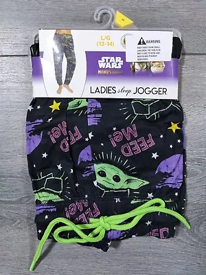 Buy Star Wars Pajamas Adult Large 12-14 Joggers Baby Yoda The Mandalorian Womens • 16.54£