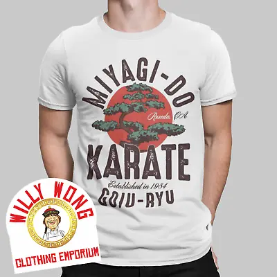 Buy Karate Kid T-Shirt MIYAGI - DO Movie Daniel Cobra Kai TV 80 Retro Gift TEE DOJO • 6.99£