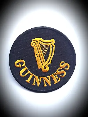 Buy Guinness Harp Beer Embroidered Iron On Quality Patch • 3.55£