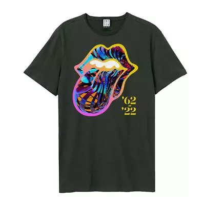 Buy Amplified Unisex Adult Sixty Tongue The Rolling Stones T-Shirt GD720 • 31.59£