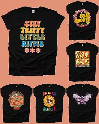 Buy Be Kind Acid Tripping Emo Hippie Stay Weird Love Fun Men Woman T Shirt Unisex UK • 9.99£