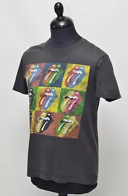 Buy Rolling Stones Vintage 1989 North American Tour Merch Grey Tee Shirt Size M • 82.80£