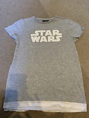Buy Grey Splatter Print Star Wars T-shirt. Teens 12-13 Or Ladies 10 • 7£