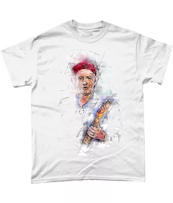 Buy Keith Richards Colour Sketch T Shirt Rolling Stones Keith Richards Ronnie Wood  • 13.95£