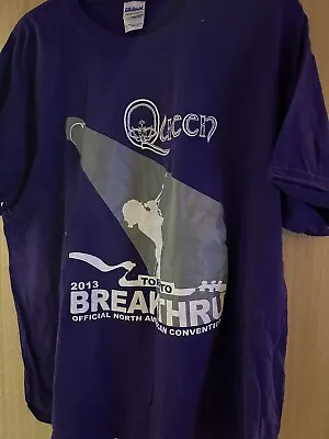 Buy Queen Breakthru 2013 Fanclub Official Convention T Shirt  XL • 12.95£