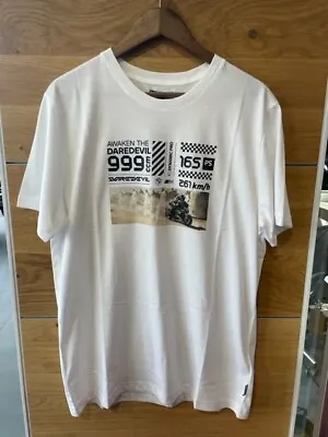 Buy Genuine Bmw Motorrad White Daredevil T-shirt Size -  Large • 29.95£