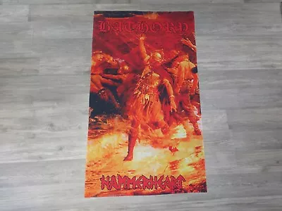 Buy Bathory Flag Flagge Poster Black Metal Venom Tiamat Mayhem Venom • 21.73£