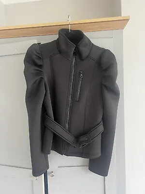 Buy Zara Black Zip Up Jacket S Utilitarian Style • 15£