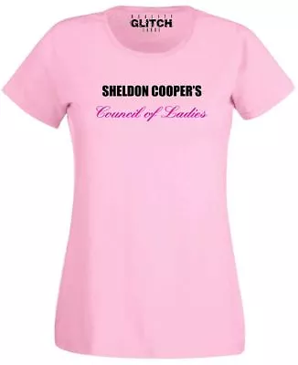 Buy Sheldon Cooper's Council Of Ladies Fitted Women's T-Shirt Big Bang Theory • 12.99£