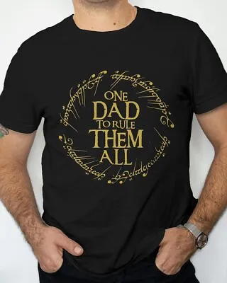 Buy One Dad To Rule Them All T-shirt,Fathers Day,Lord Of The Ring Fan Dad,Dad's Gift • 32.38£