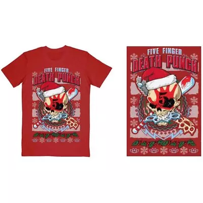 Buy Five Finger Death Punch Zombie Kill Xmas Official Tee T-Shirt Mens Unisex • 17.13£