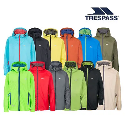 Buy Trespass Adults Waterproof Jacket Packaway Lightweight Raincoat Qikpac • 29.99£