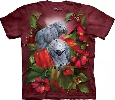 Buy AFRICAN GRAY MATES The Mountain T Shirt Tropical Bird Parrot Unisex • 24.99£