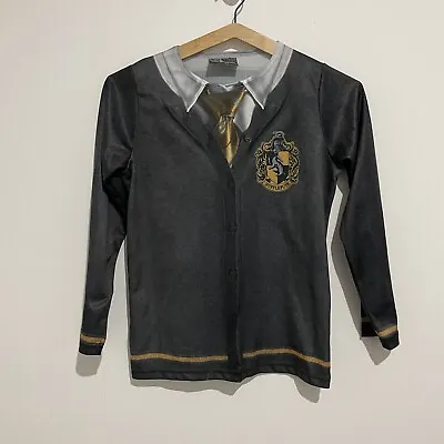 Buy Wizarding World Harry Potter Hufflepuff Costume Shirt Kids Youth Size M Merch • 7.72£
