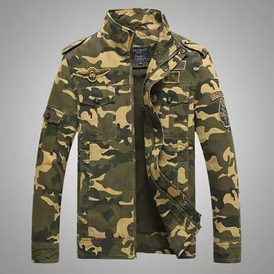 Buy Tactical Camouflage Denim Jacket • 34.99£
