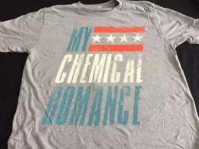 Buy MY CHEMICAL ROMANCE Stars & Stripes T SHIRT Large Mens New • 7.99£